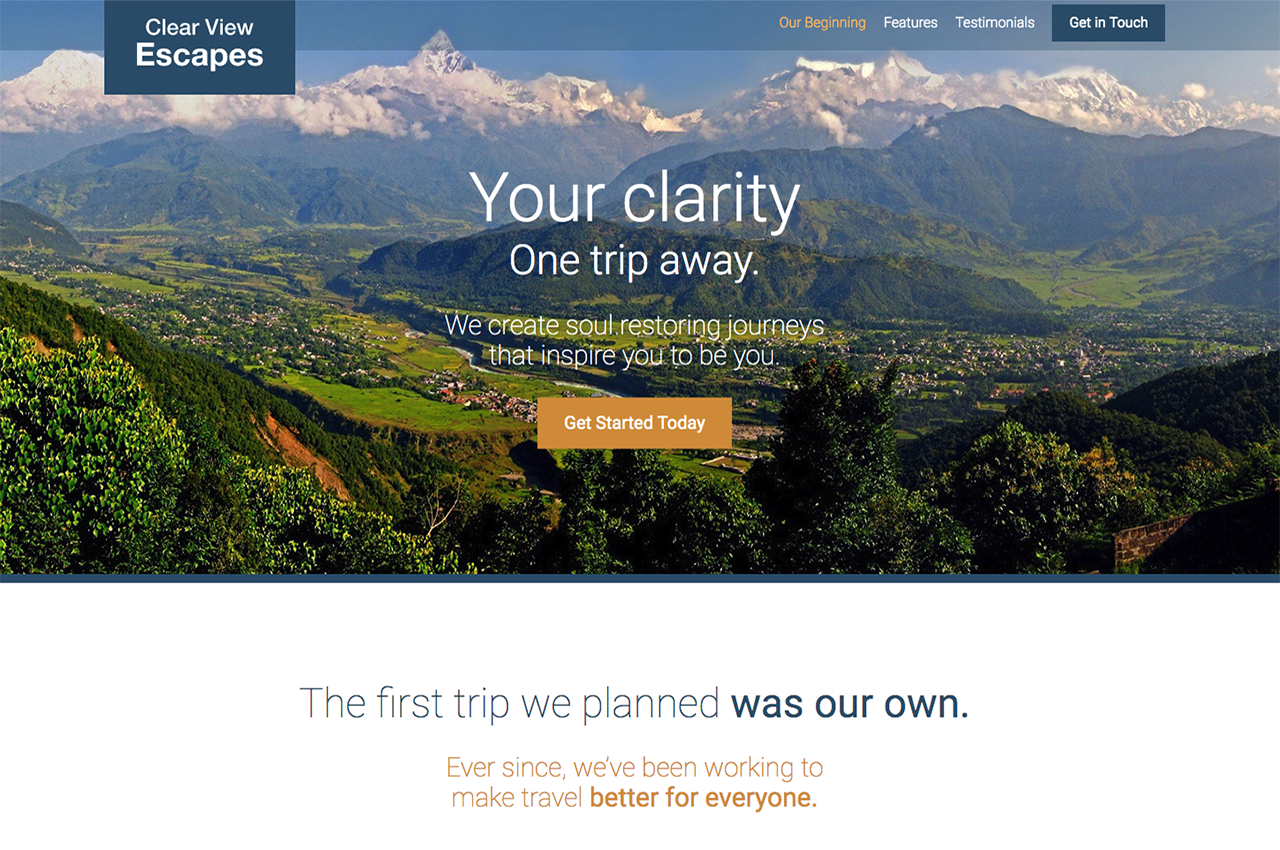 Dynamic Landing Page